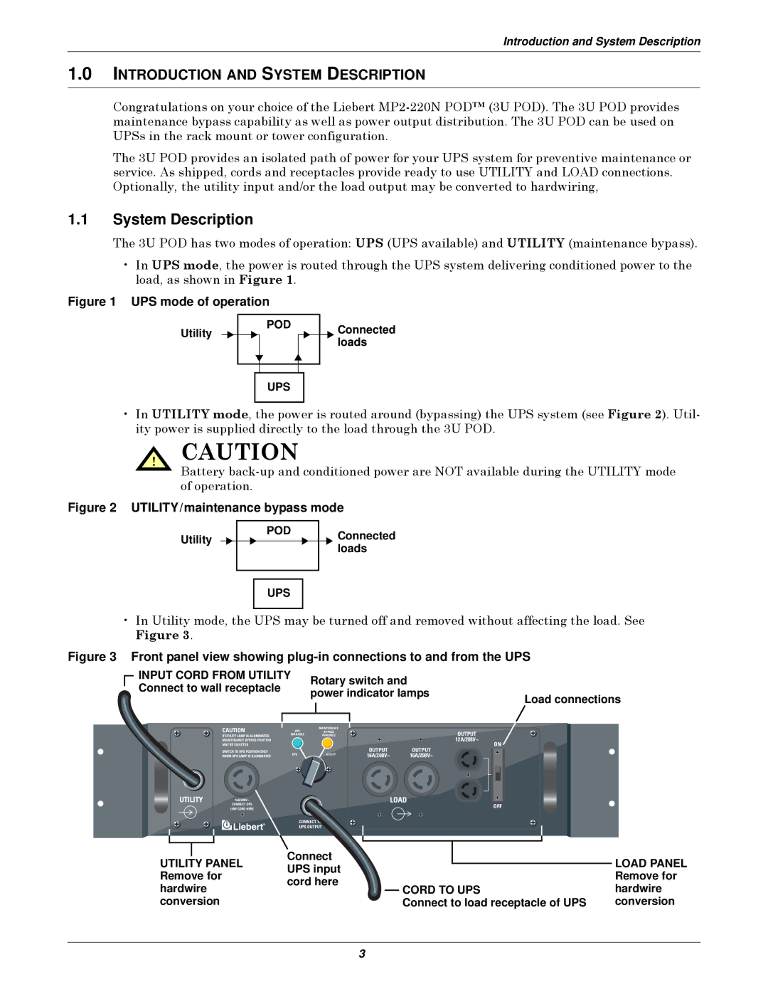 Emerson 3U MP2-220N user manual Introduction and System Description 