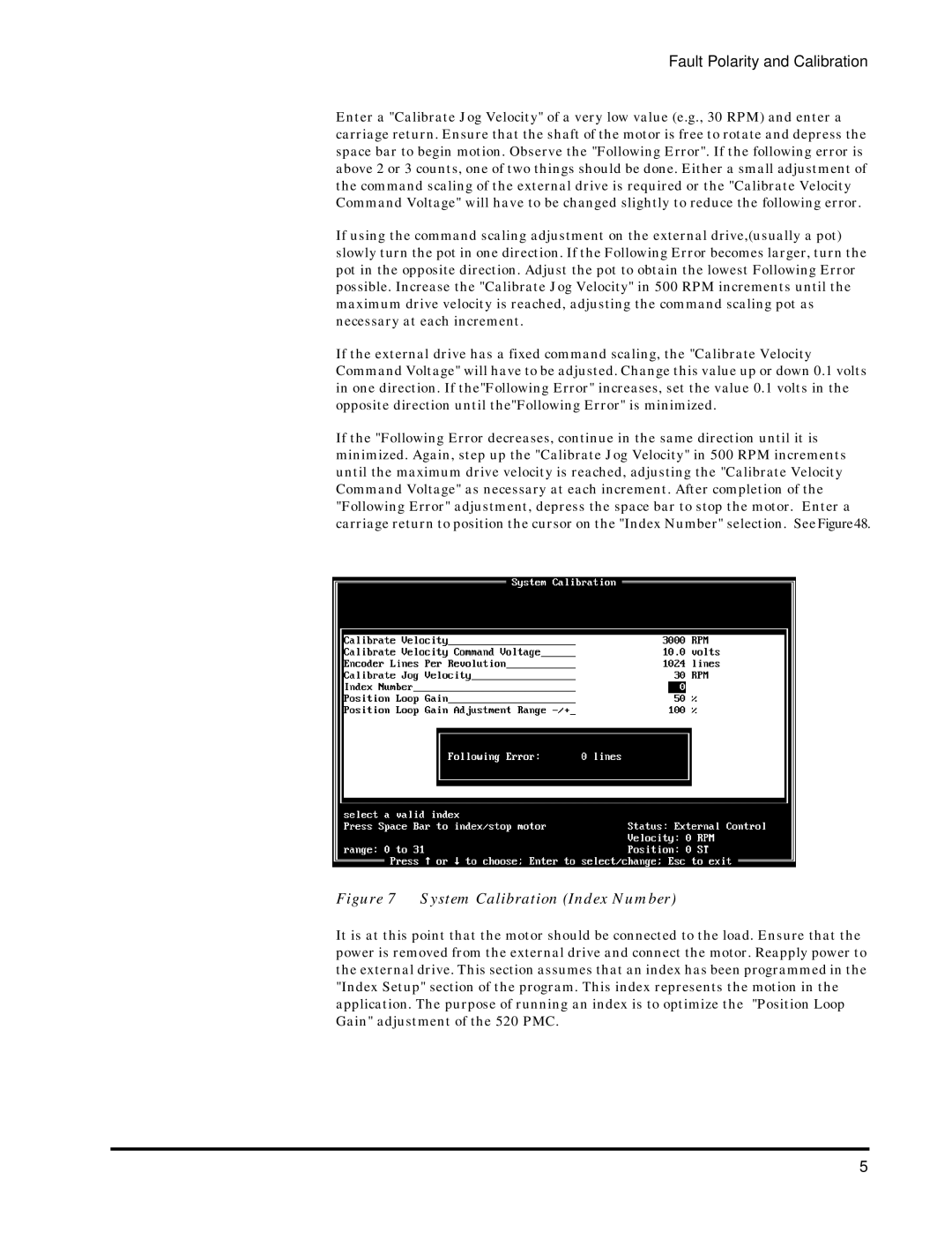 Emerson 400276-01 operation manual System Calibration Index Number 