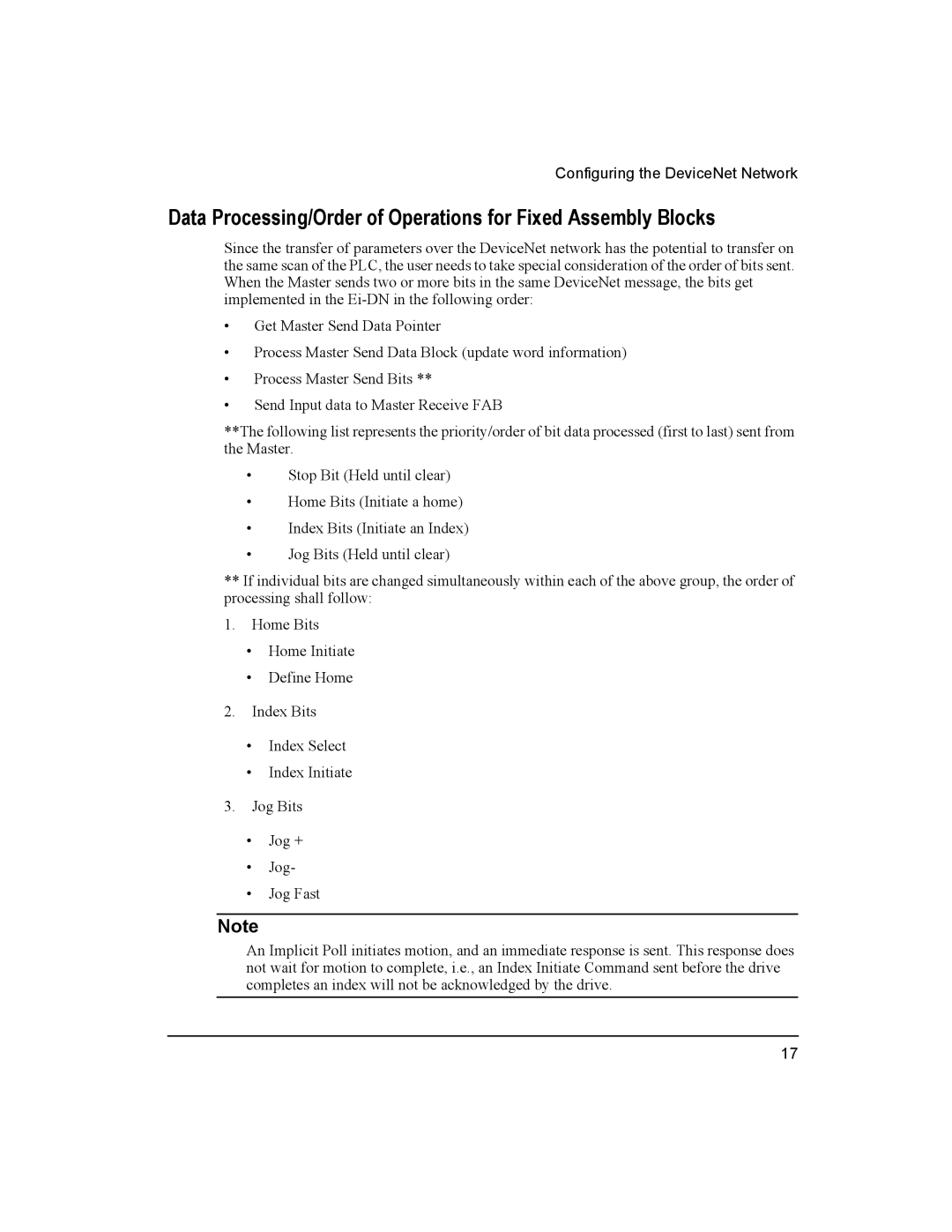 Emerson 400501-08 manual Configuring the DeviceNet Network 