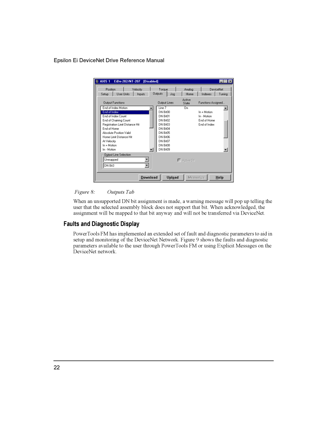 Emerson 400501-08 manual Faults and Diagnostic Display 