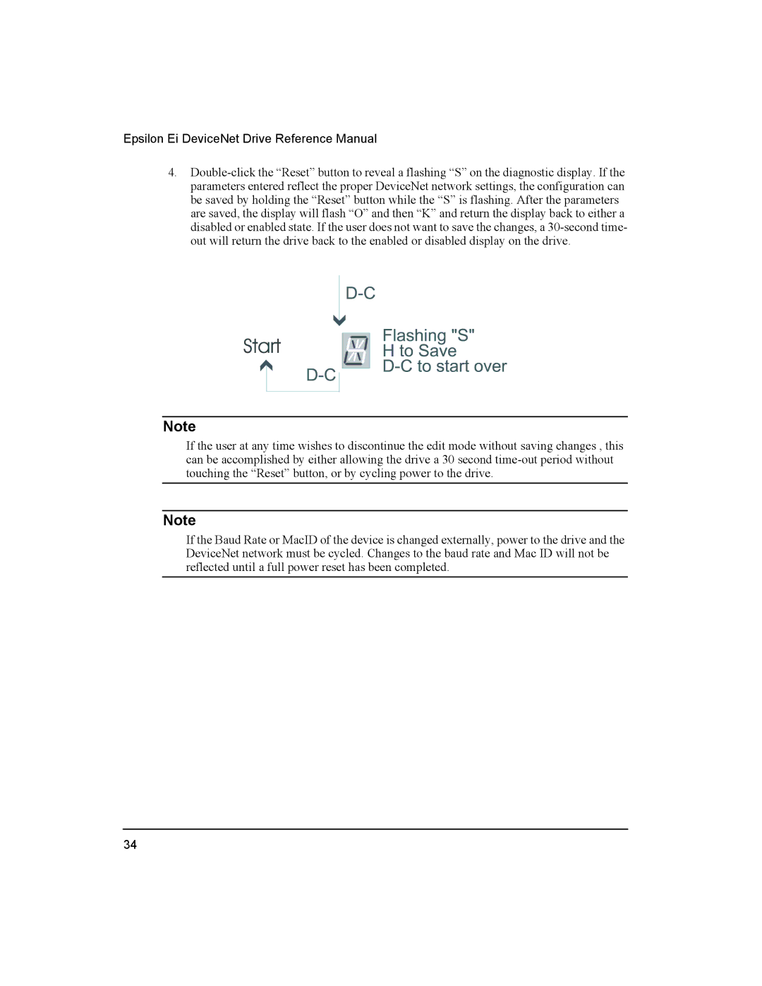 Emerson 400501-08 manual Epsilon Ei DeviceNet Drive Reference Manual 