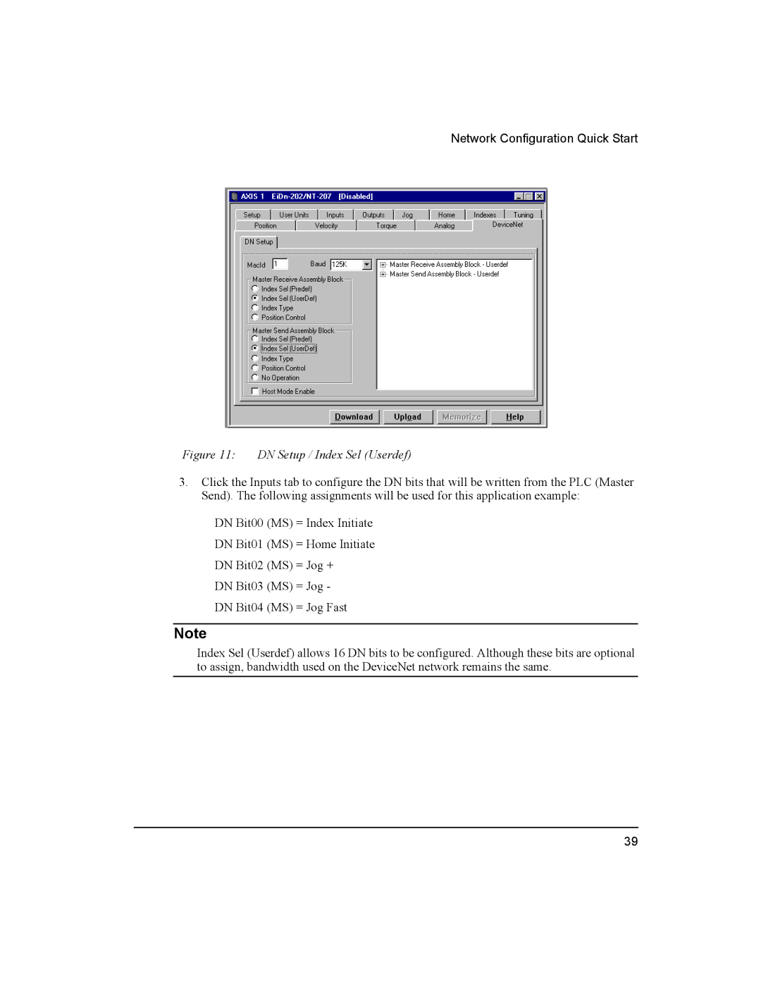 Emerson 400501-08 manual DN Setup / Index Sel Userdef 