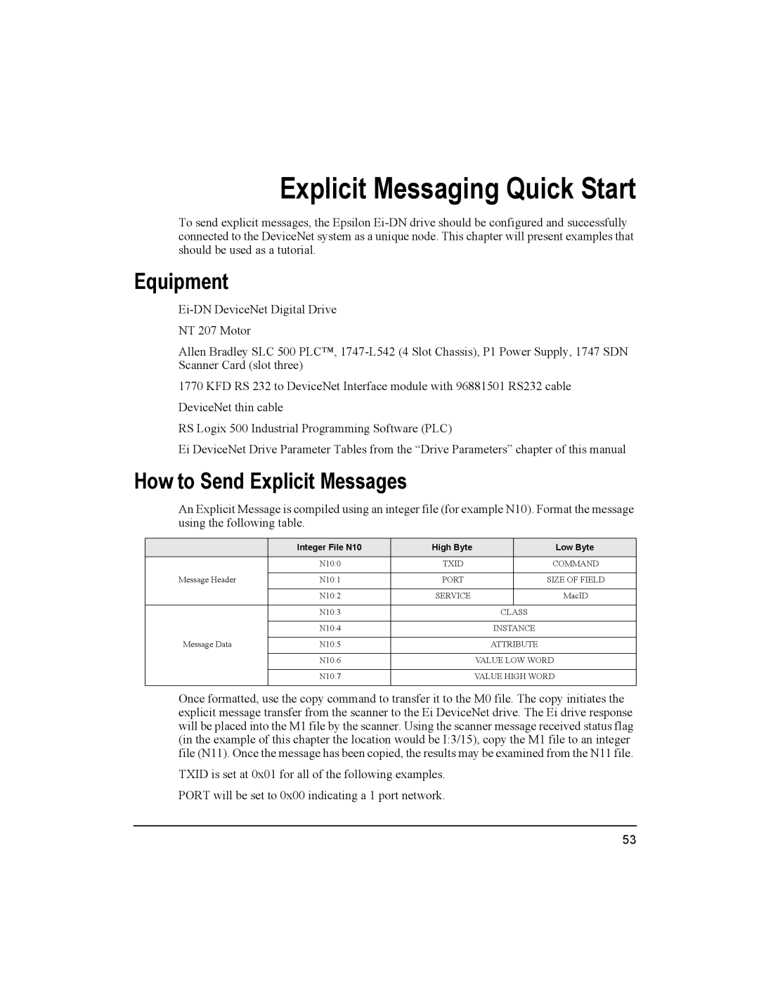 Emerson 400501-08 manual Explicit Messaging Quick Start, How to Send Explicit Messages 