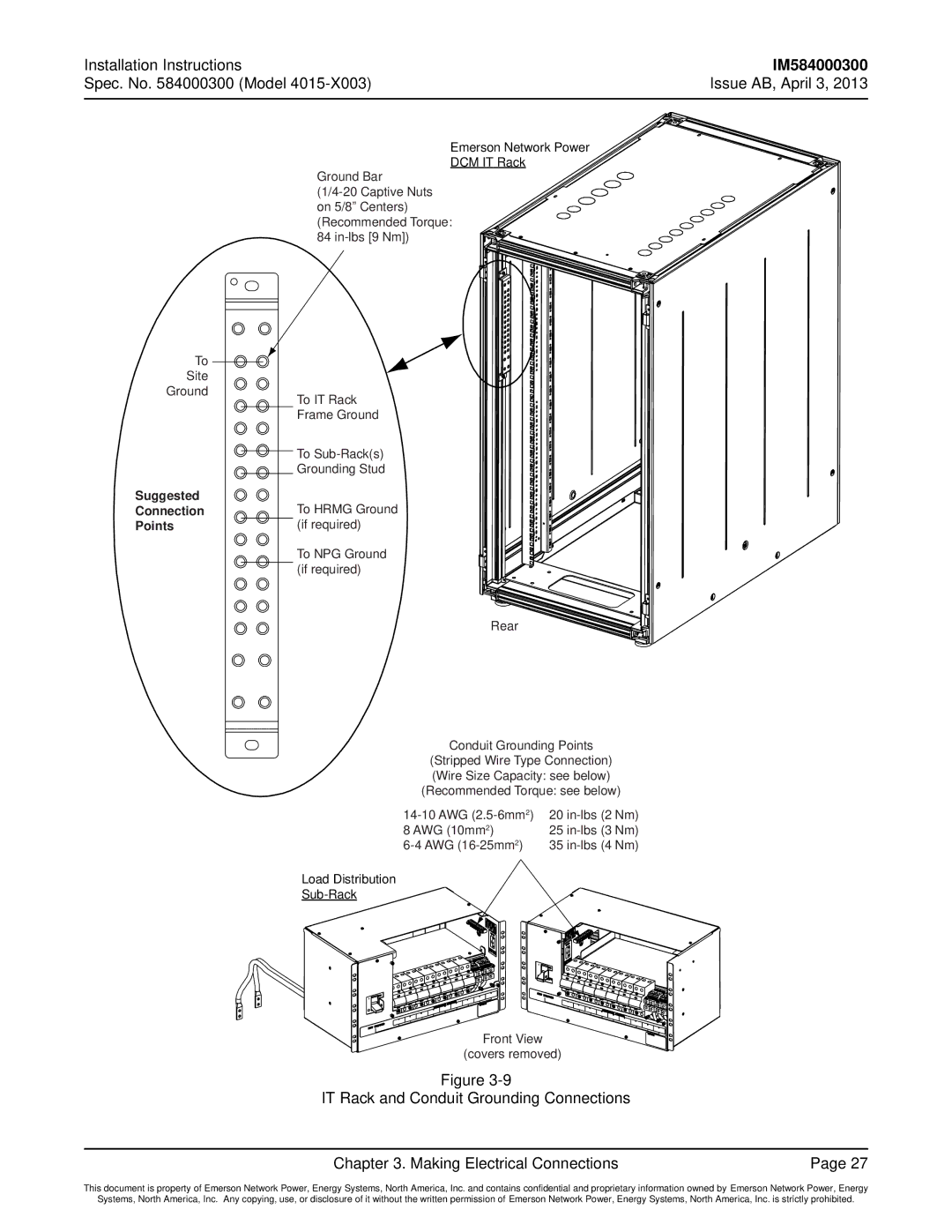 Emerson 4015 installation instructions Suggested 