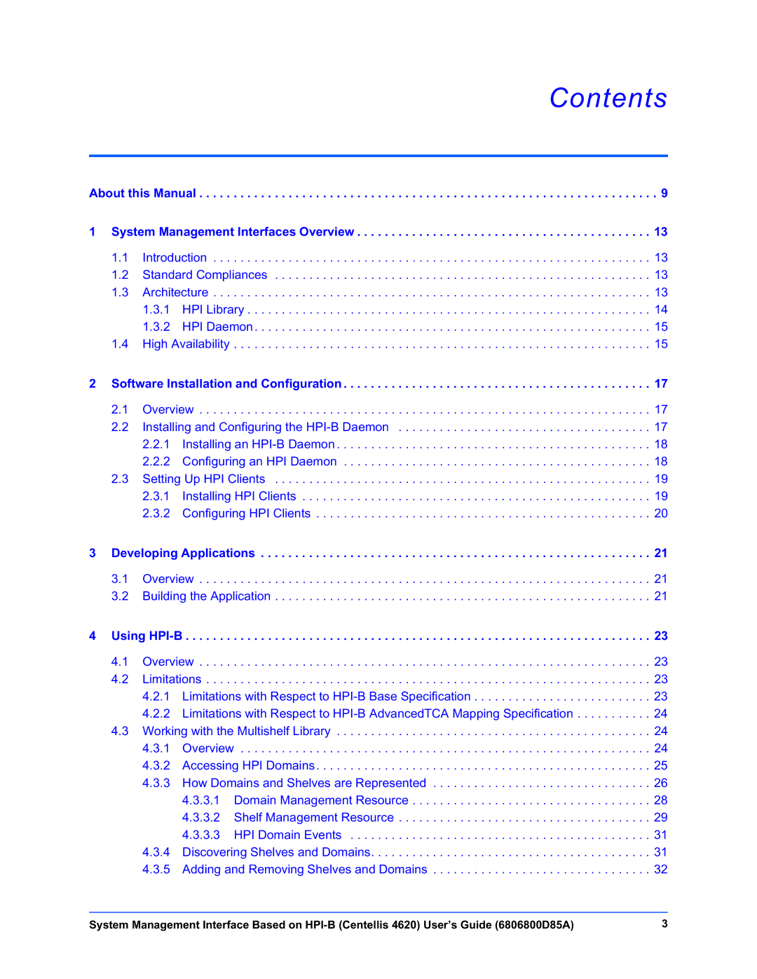 Emerson 4620 manual Contents 