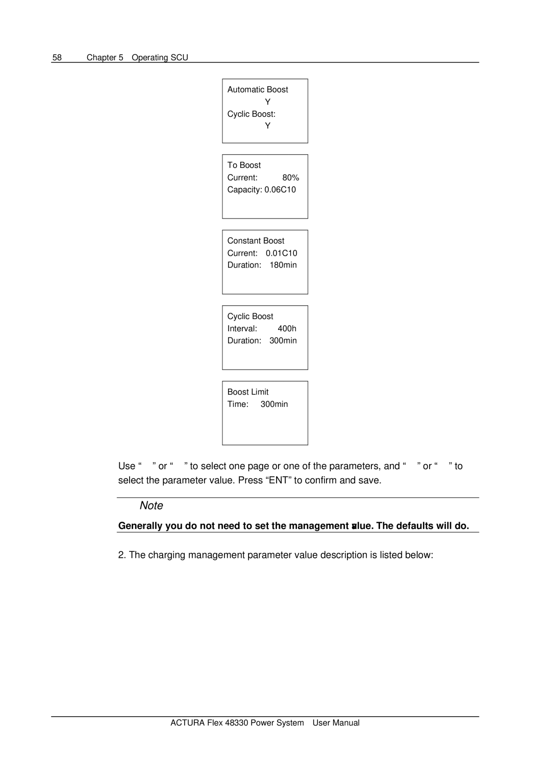 Emerson 48330 user manual Operating SCU 