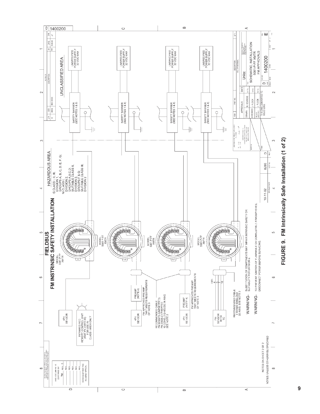 Emerson 5081-P-FF/FI instruction sheet FM Intrinsically Safe Installation 1 of 