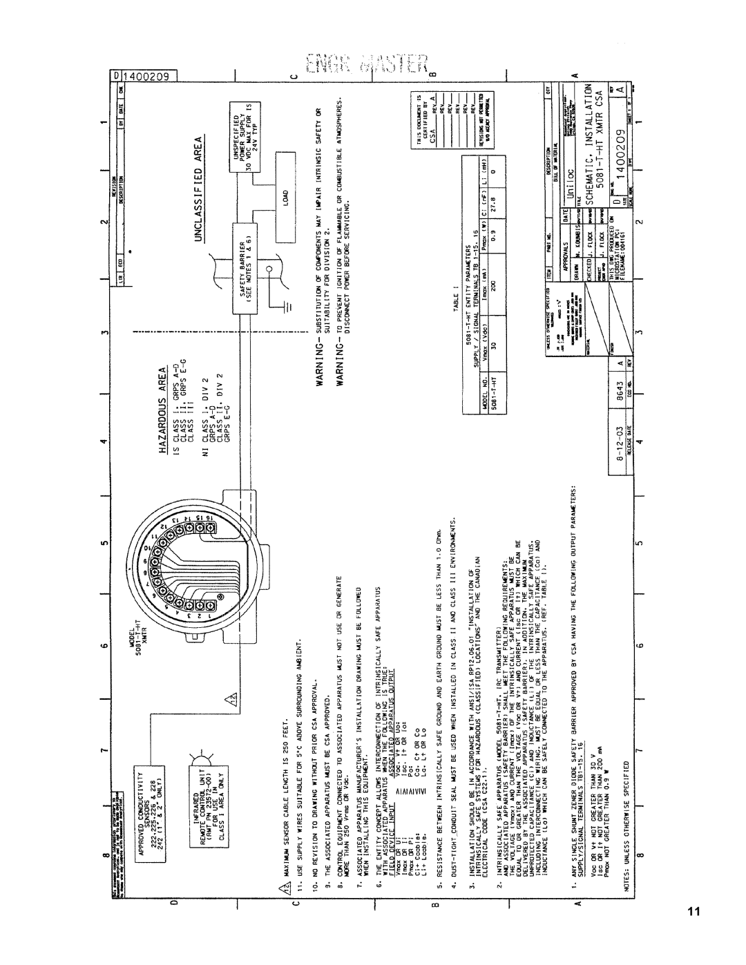 Emerson 5081T-FF/FI instruction sheet 