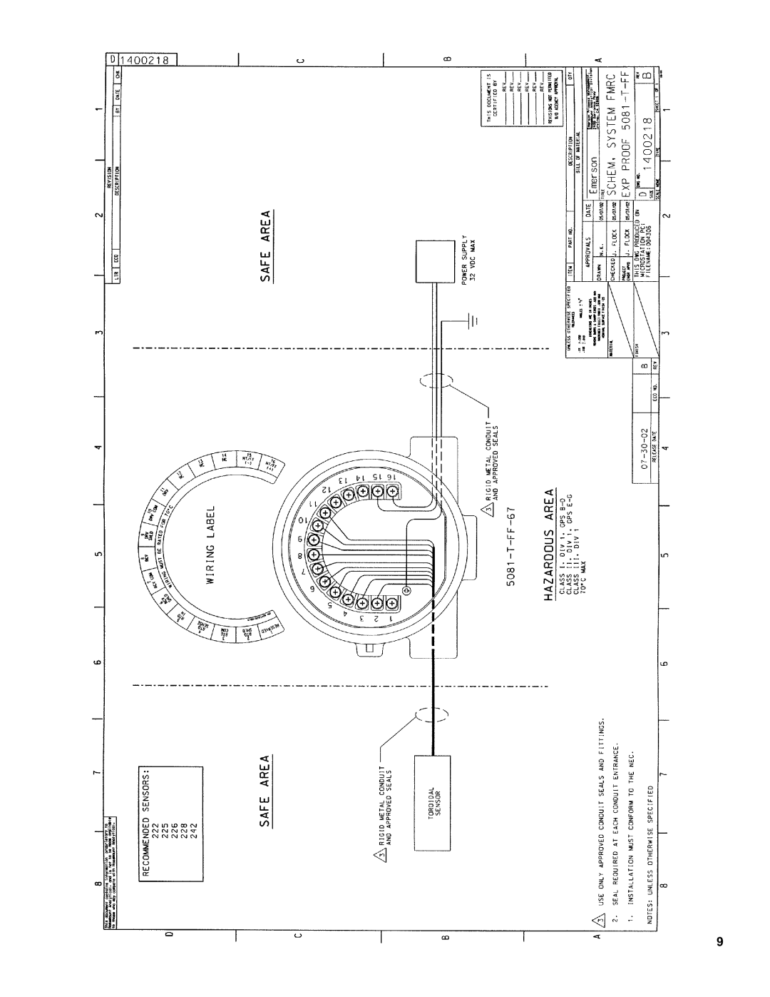 Emerson 5081T-FF/FI instruction sheet 