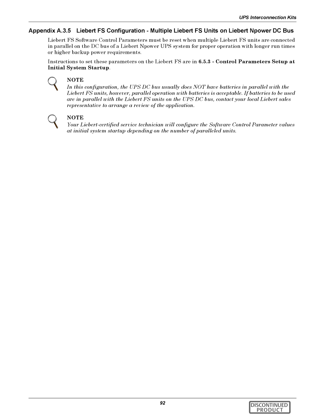 Emerson 540VDC manual Product 