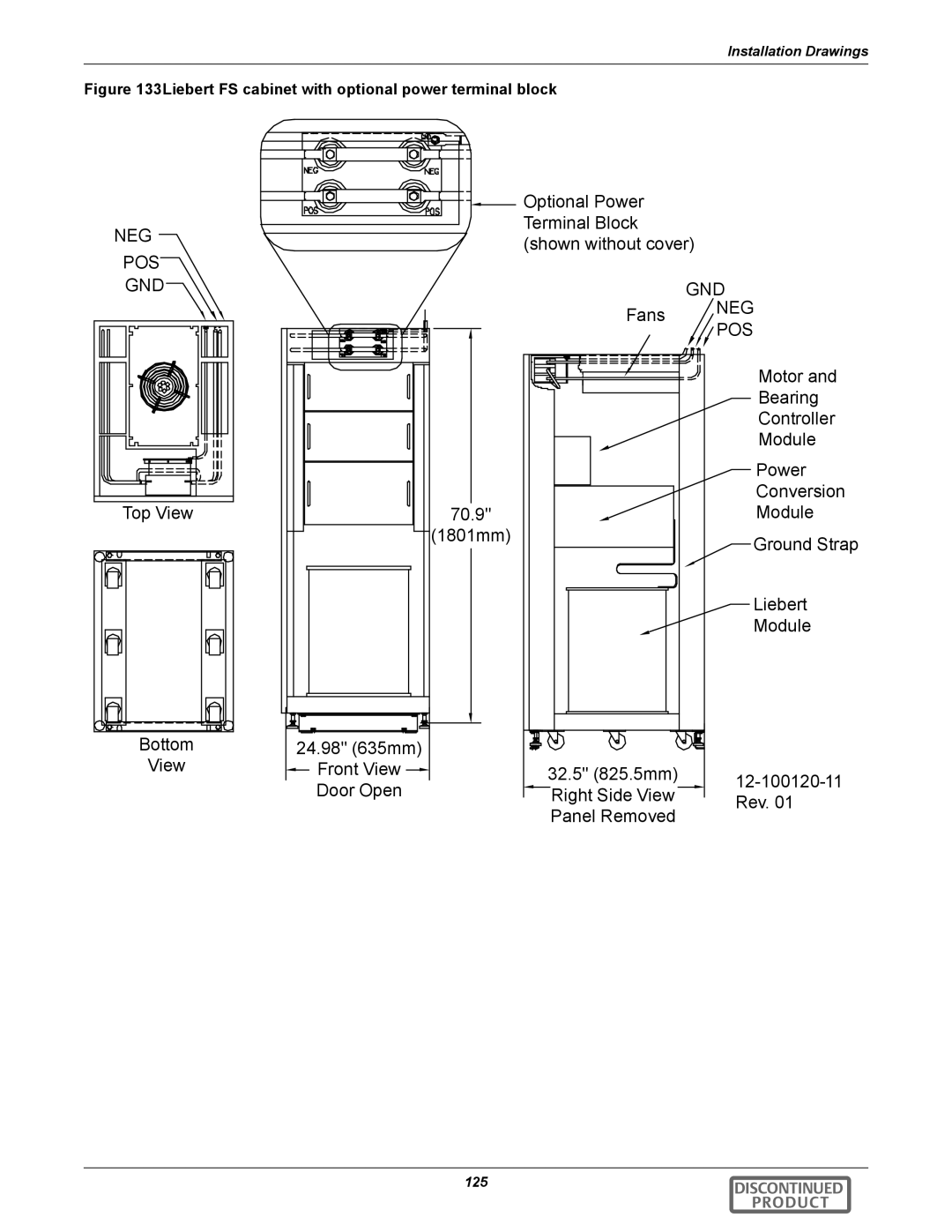 Emerson 540VDC manual Neg 