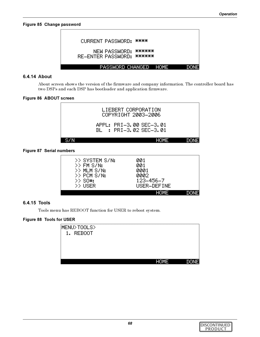 Emerson 540VDC manual About, Tools 