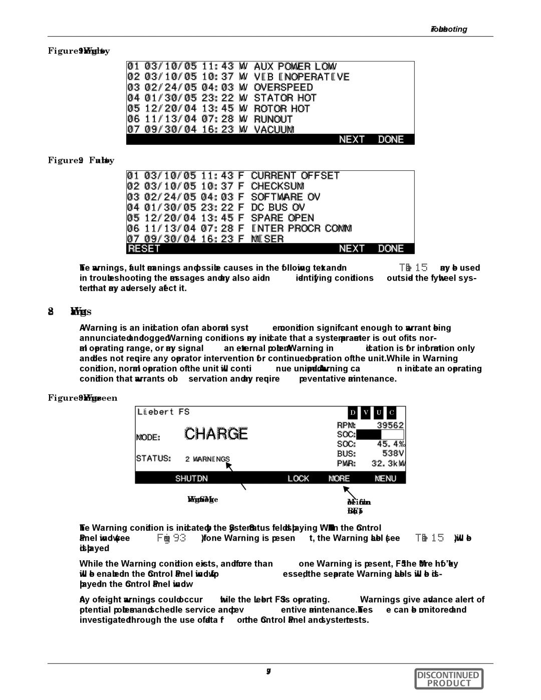 Emerson 540VDC manual Ore information, Button F5 