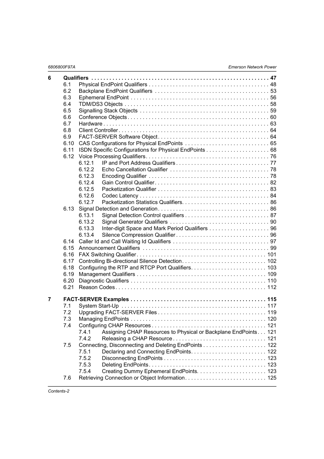 Emerson 6806800F97A manual 