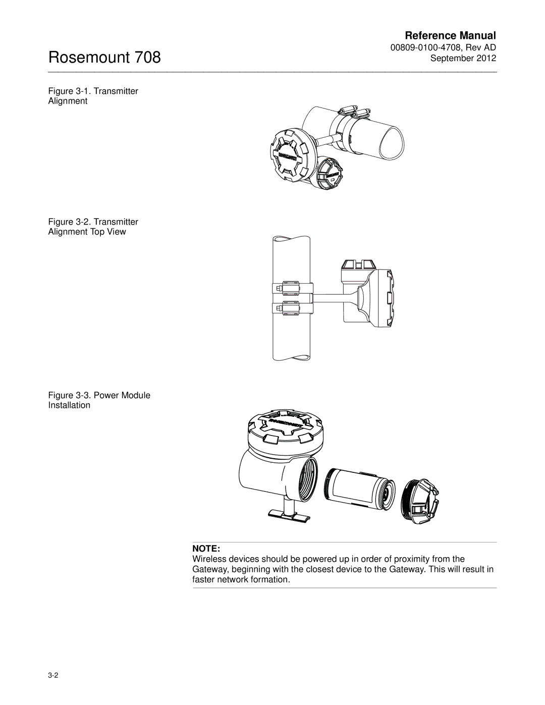 Emerson 708 manual Transmitter Alignment 