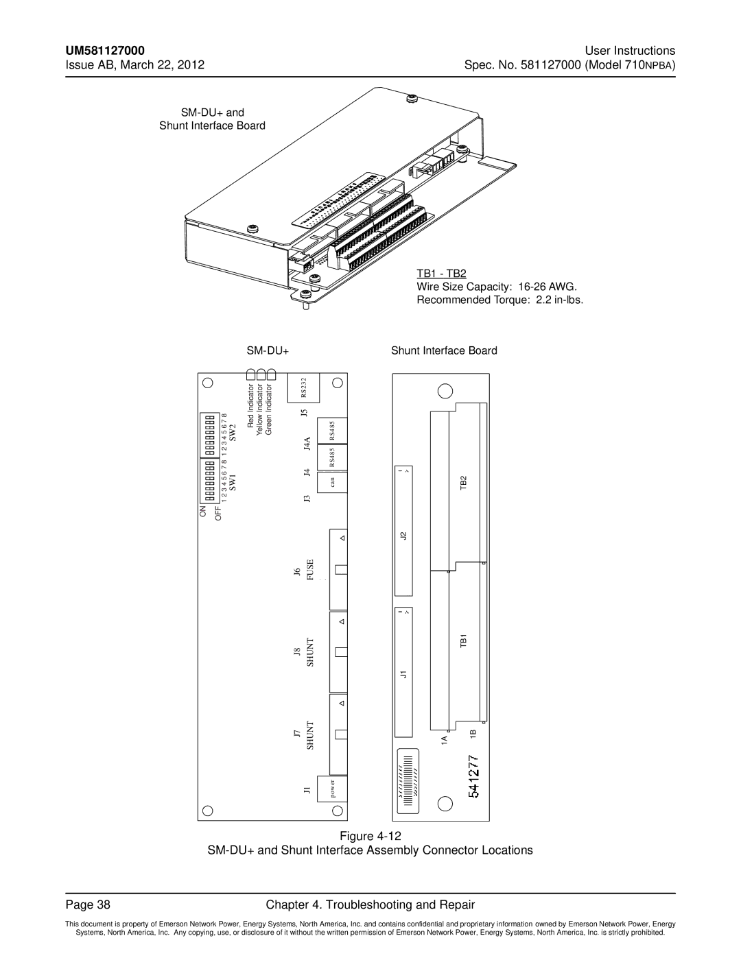 Emerson 710NPBA manual Sm-Du+ 