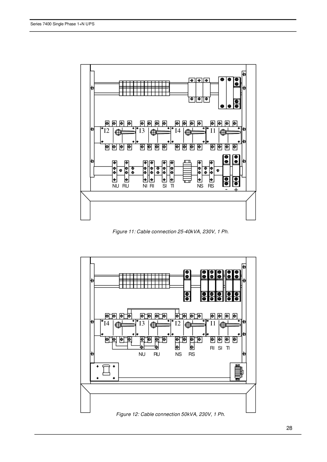 Emerson 7400 user manual I2 I3 I4 