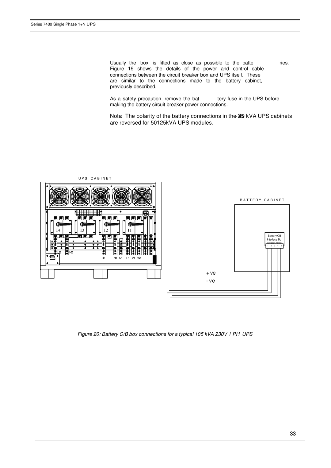 Emerson 7400 user manual S C a B I N E T T T E R Y C a B I N E T 