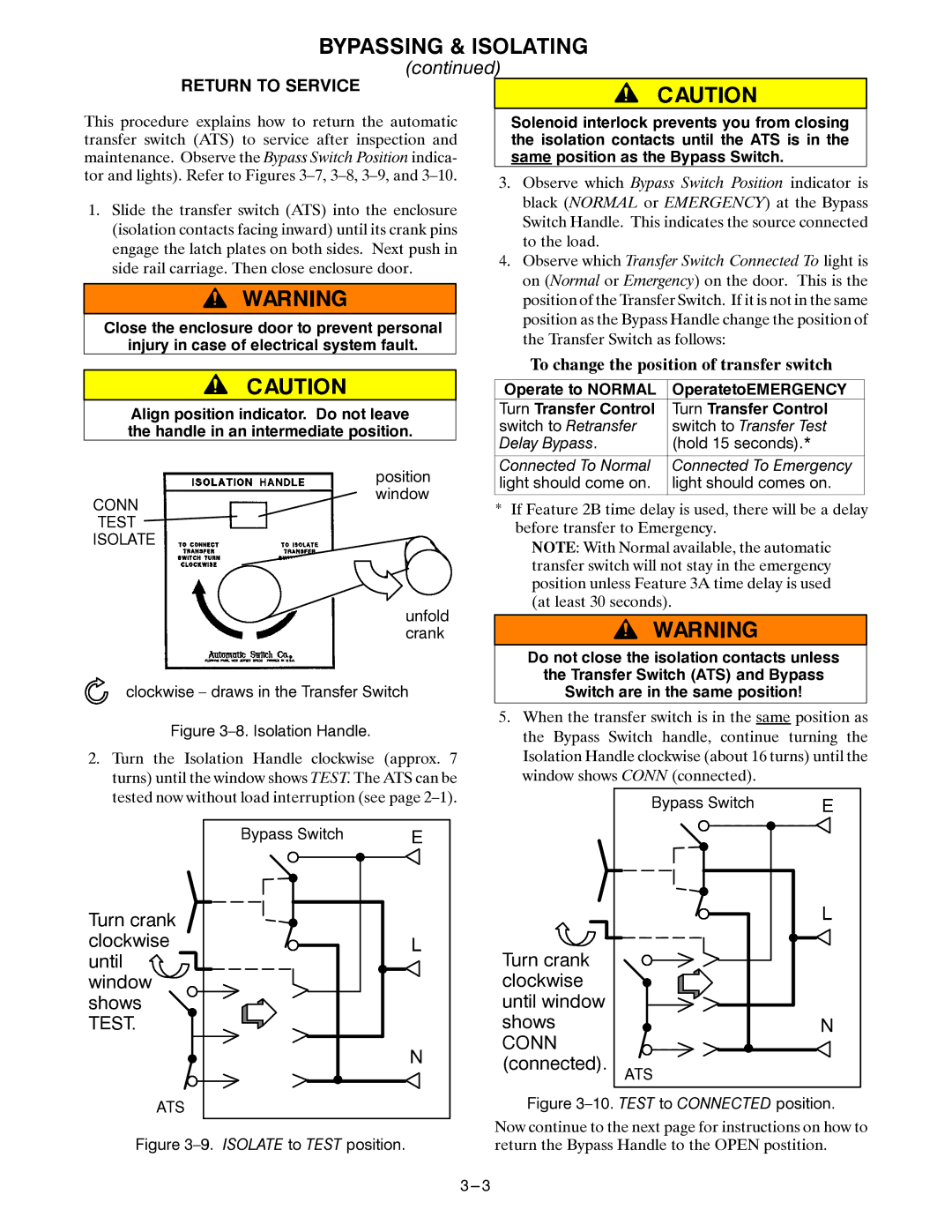 Emerson 7ACTB manual Turn crank Clockwise Until Window Shows, Turn crank clockwise until window shows Conn connected 