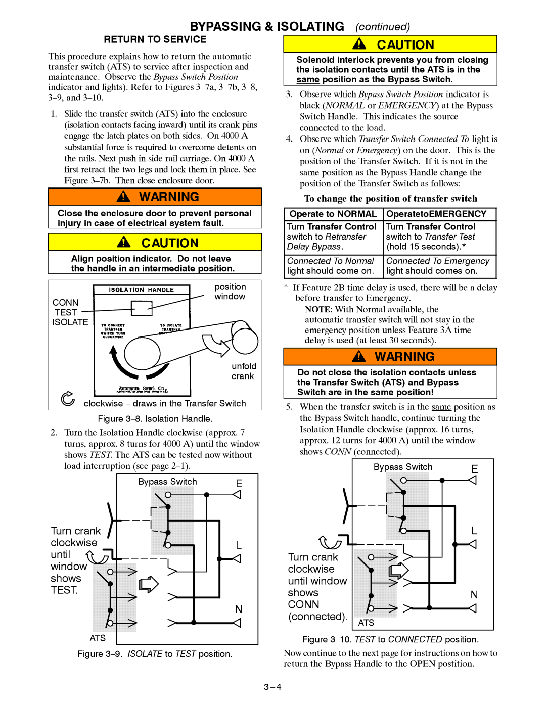 Emerson 7ATB manual Turn crank Clockwise Until Window Shows, Turn crank clockwise until window shows Conn connected 