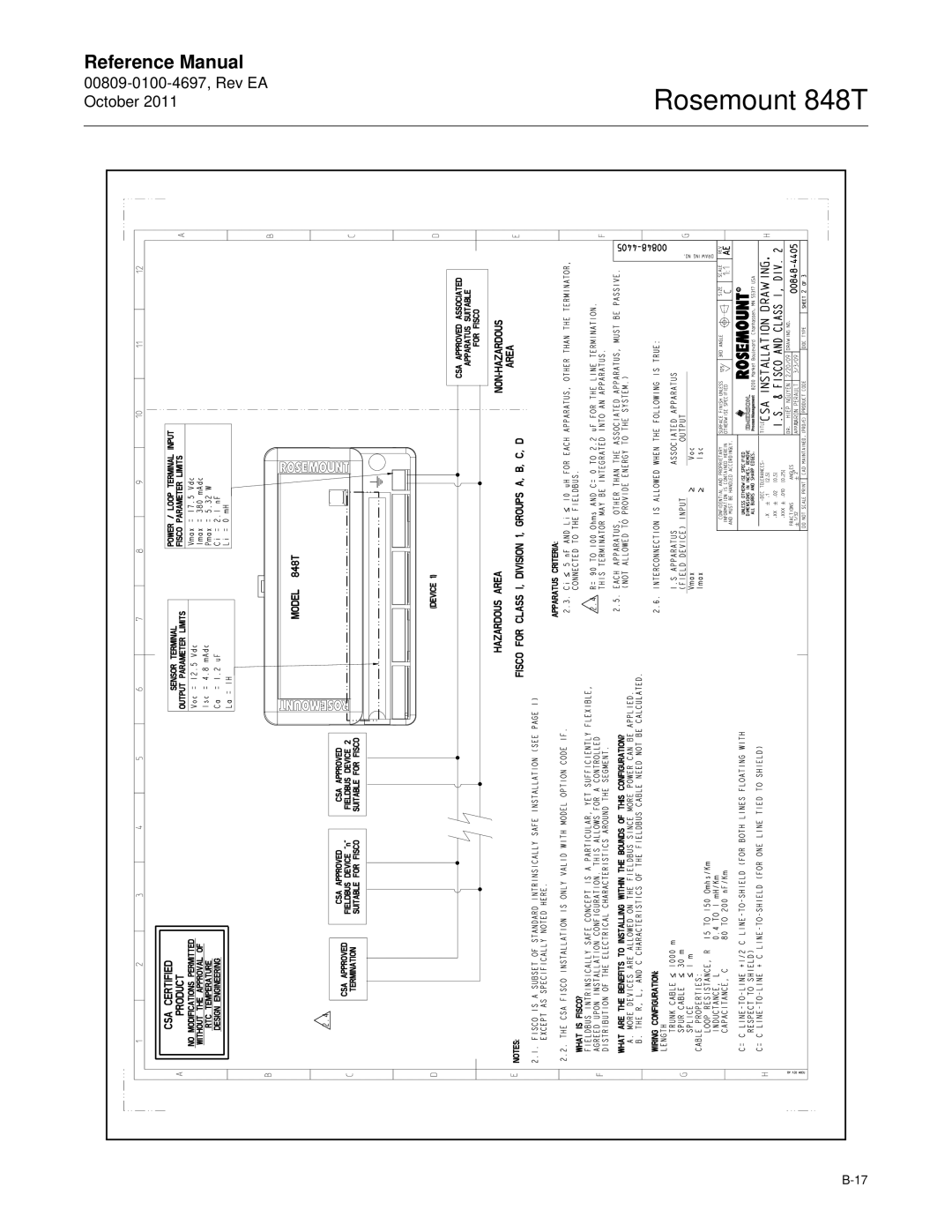 Emerson manual Rosemount 848T 