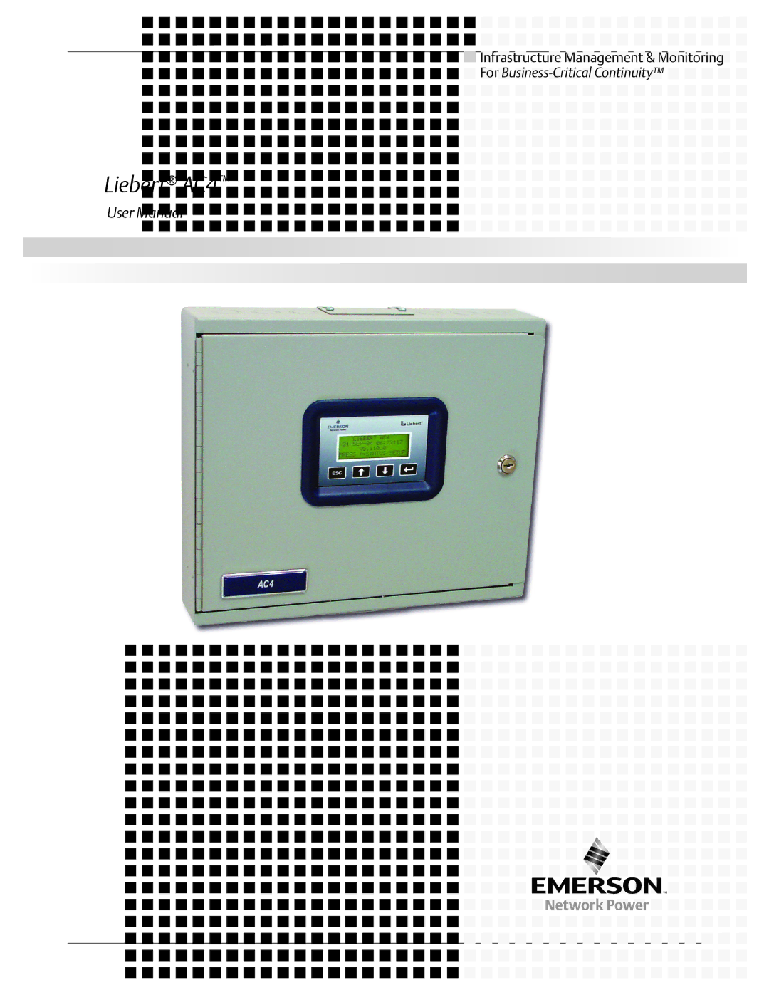 Emerson AC4 user manual 