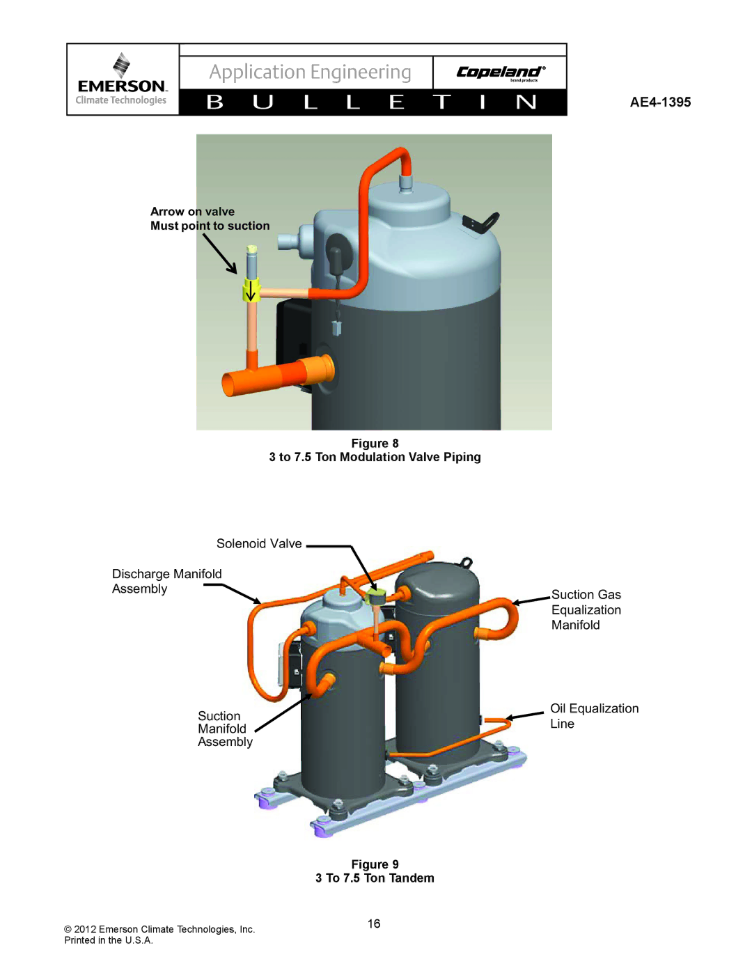 Emerson AE4-1395 manual To 7.5 Ton Tandem 