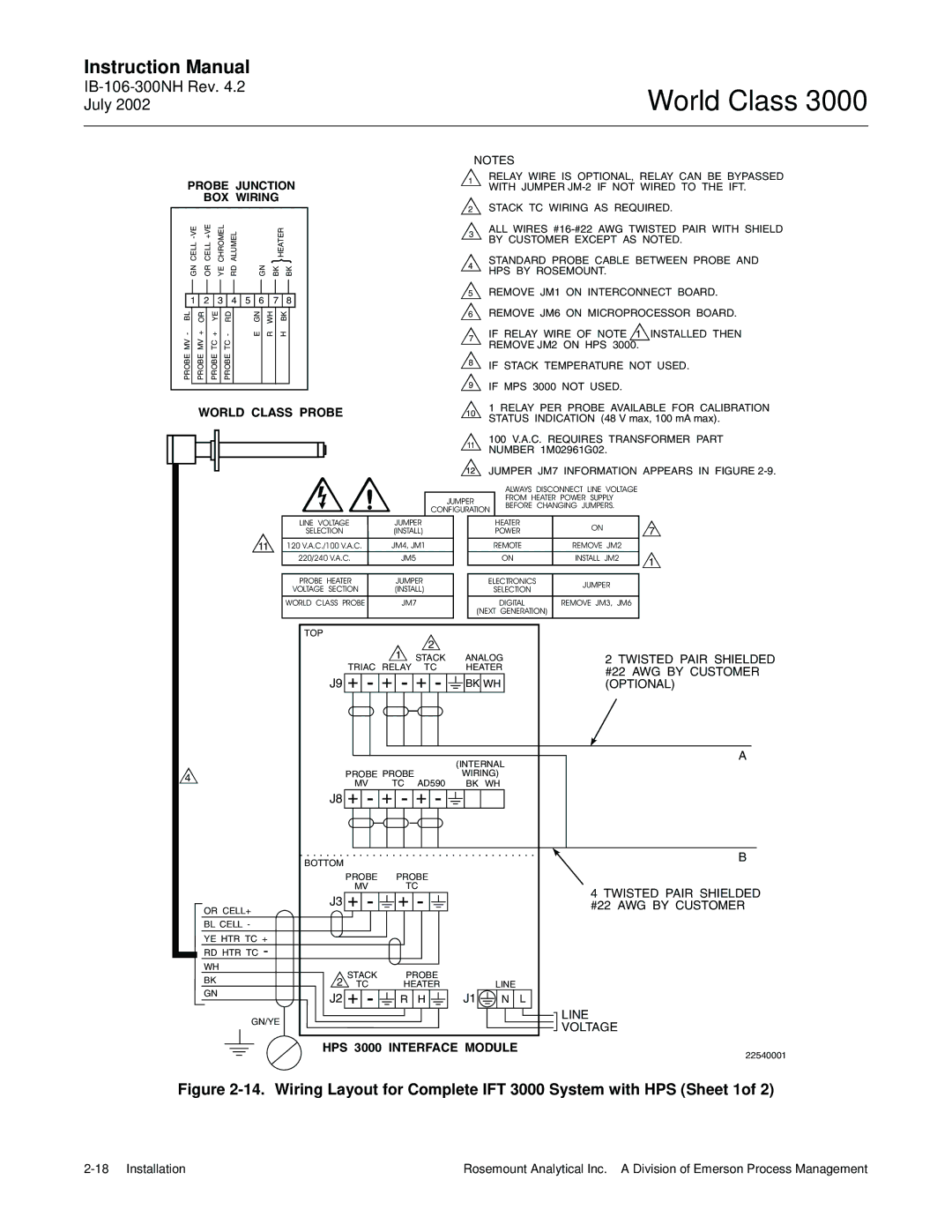 Emerson B-106-300NH instruction manual J8 + + 