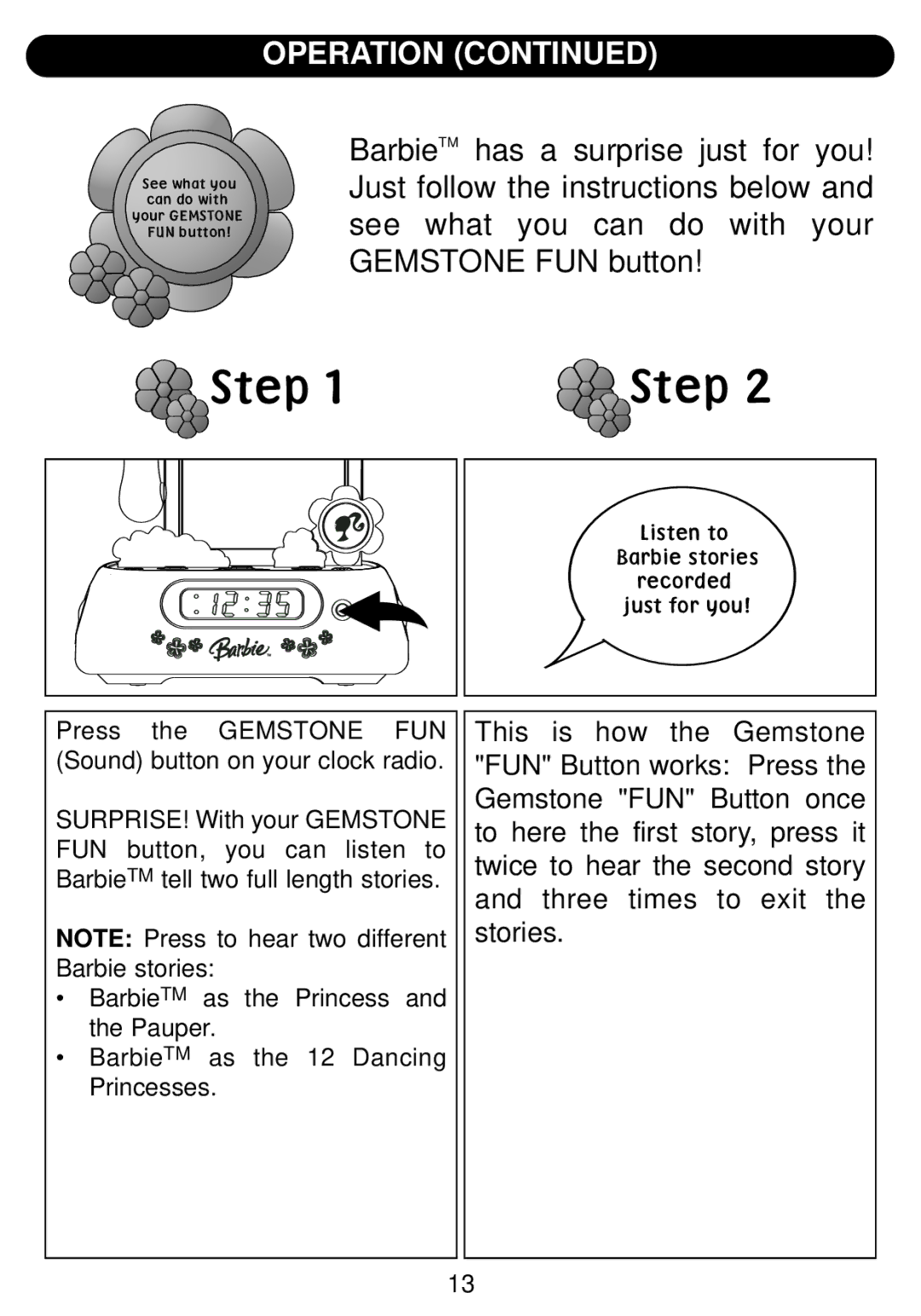 Emerson BAR805 owner manual Step 