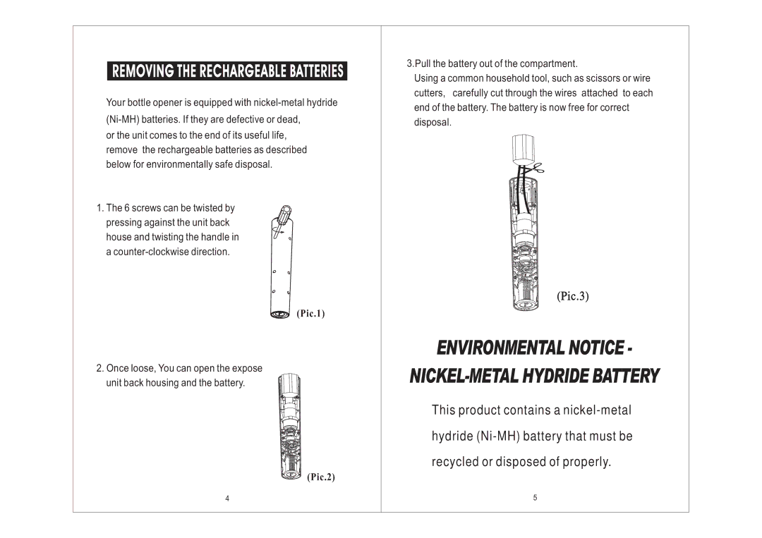 Emerson BO60 owner manual Pic.1, Pic.2 