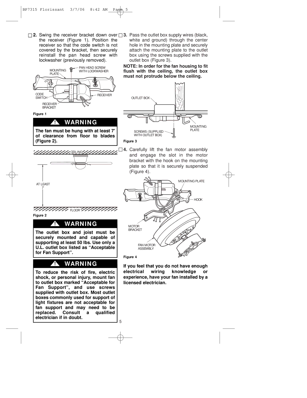 Emerson CF730 warranty Mounting PAN Head Screw 