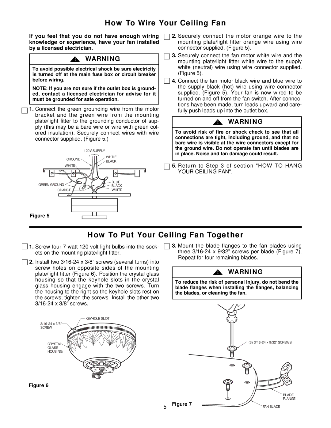 Emerson CF875 warranty How To Wire Your Ceiling Fan, How To Put Your Ceiling Fan Together 