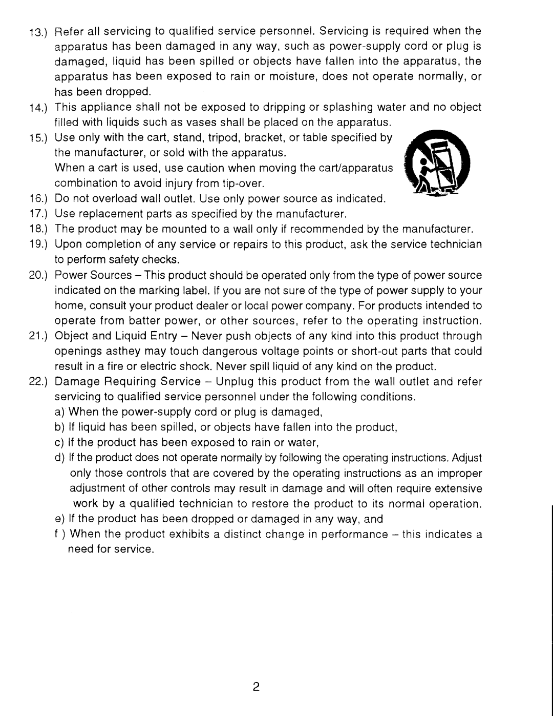 Emerson CKD1612 manual 