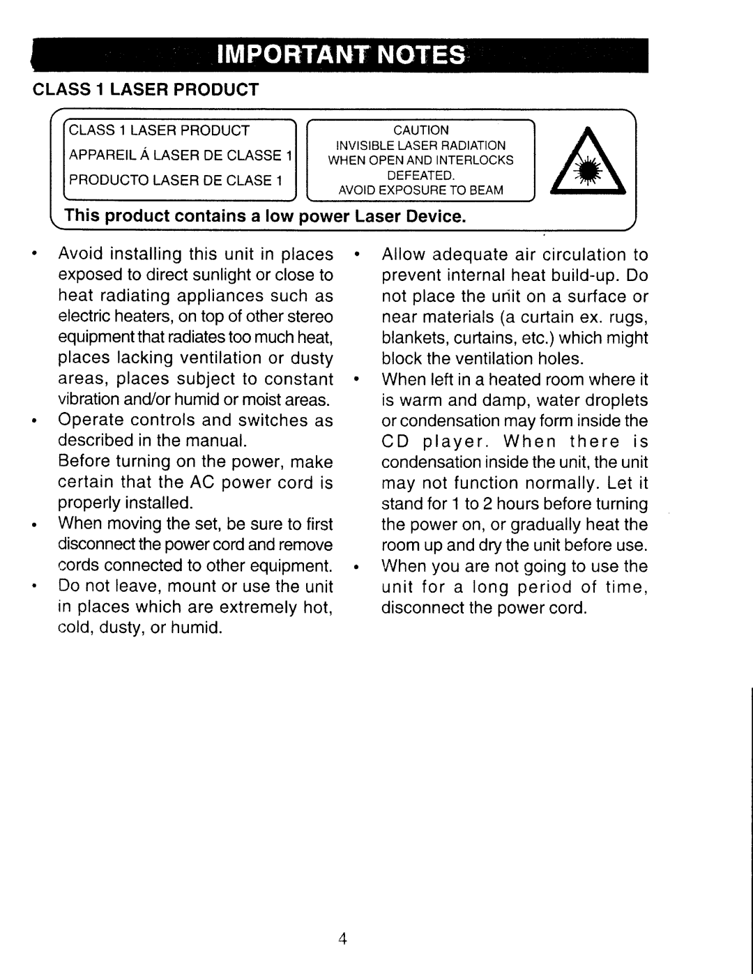 Emerson CKD1612 manual CLASS1 Laserproduct 