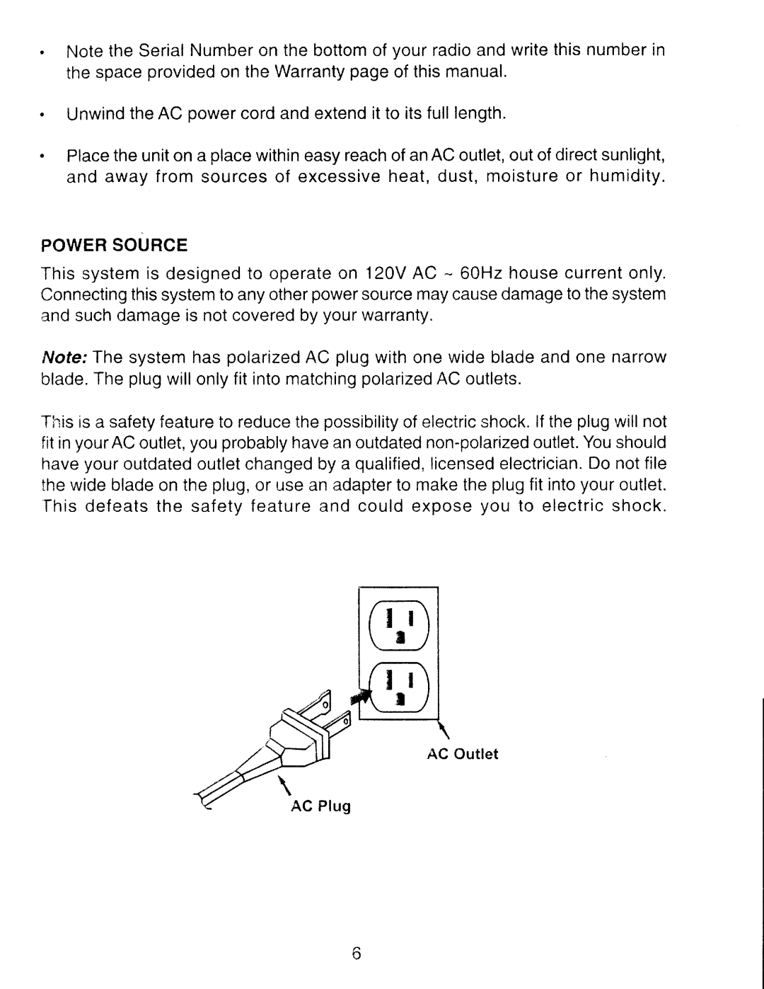 Emerson CKD1612 manual Powersource 