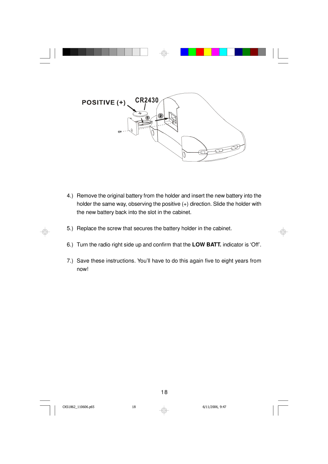 Emerson owner manual CKS1862110606.p65 11/2006 