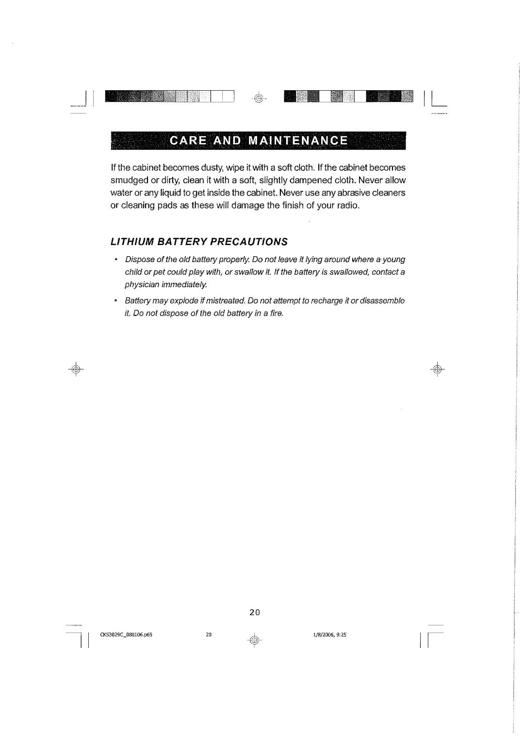 Emerson CKS3029C manual 