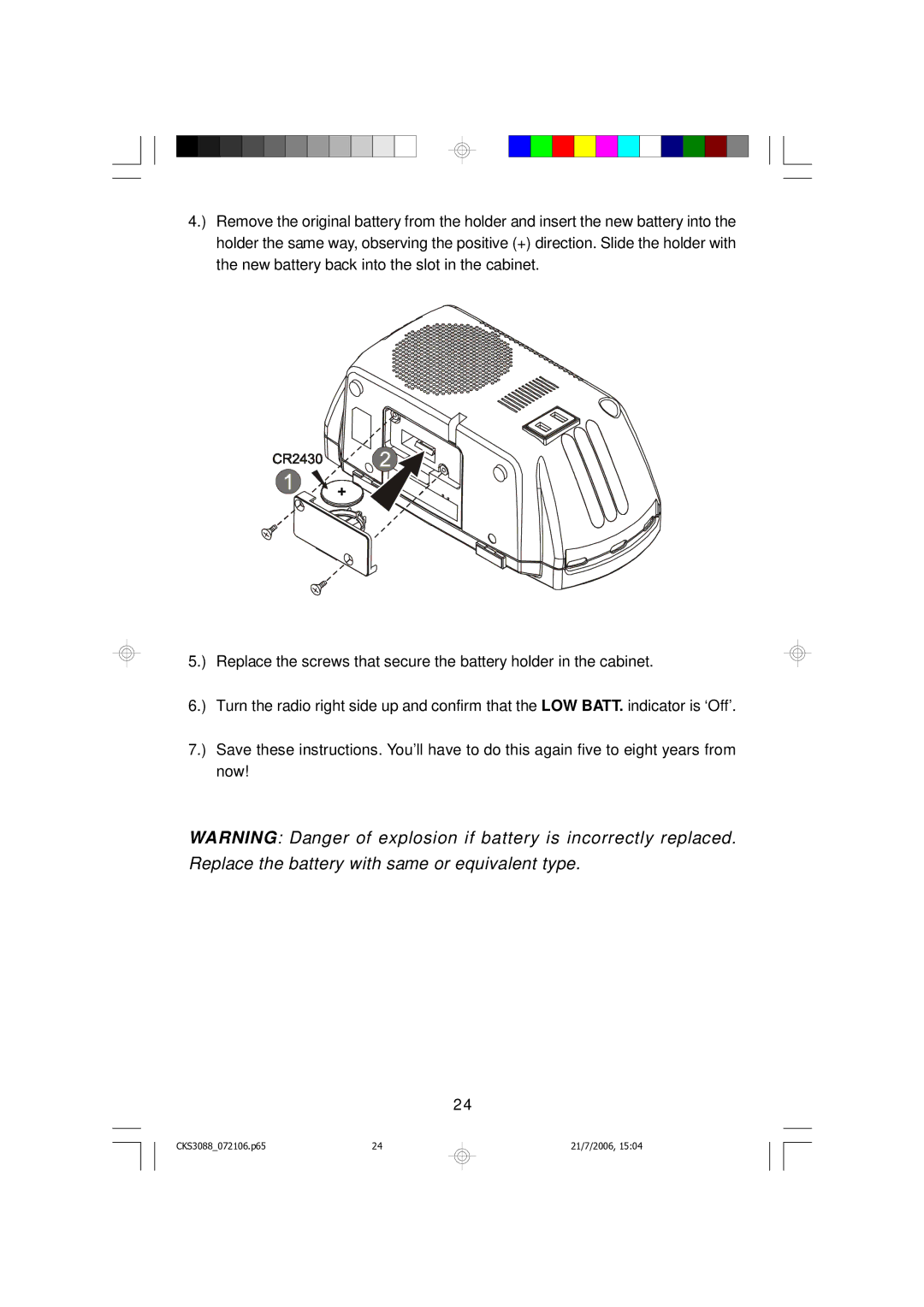 Emerson owner manual CKS3088072106.p65 21/7/2006 