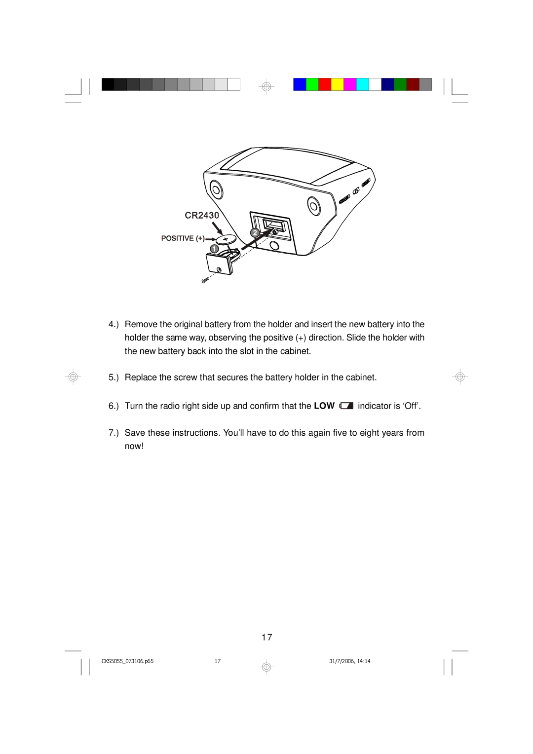 Emerson CKS5055S, CKS5055B owner manual CKS5055073106.p65 31/7/2006 