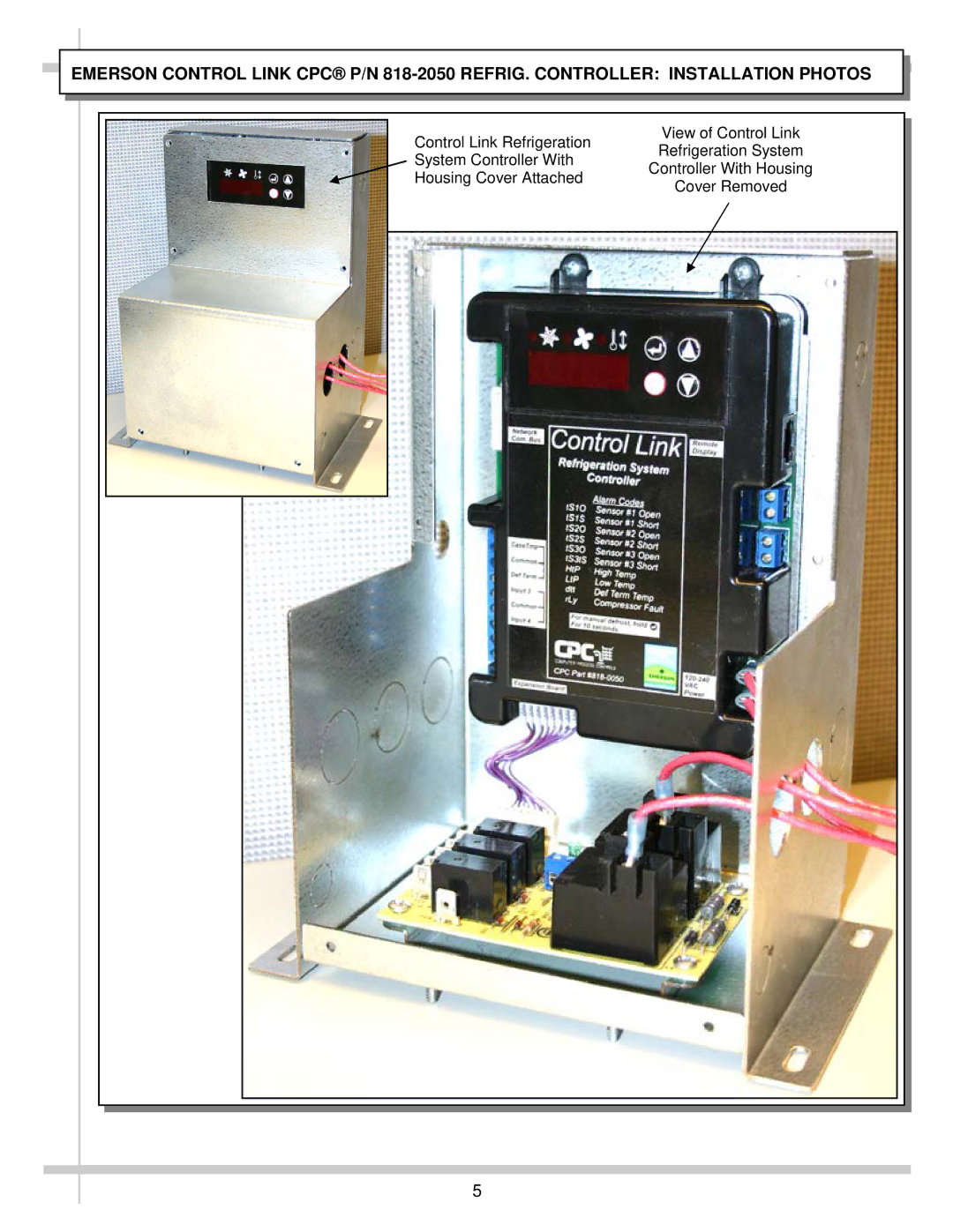 Emerson CL-RSC manual 