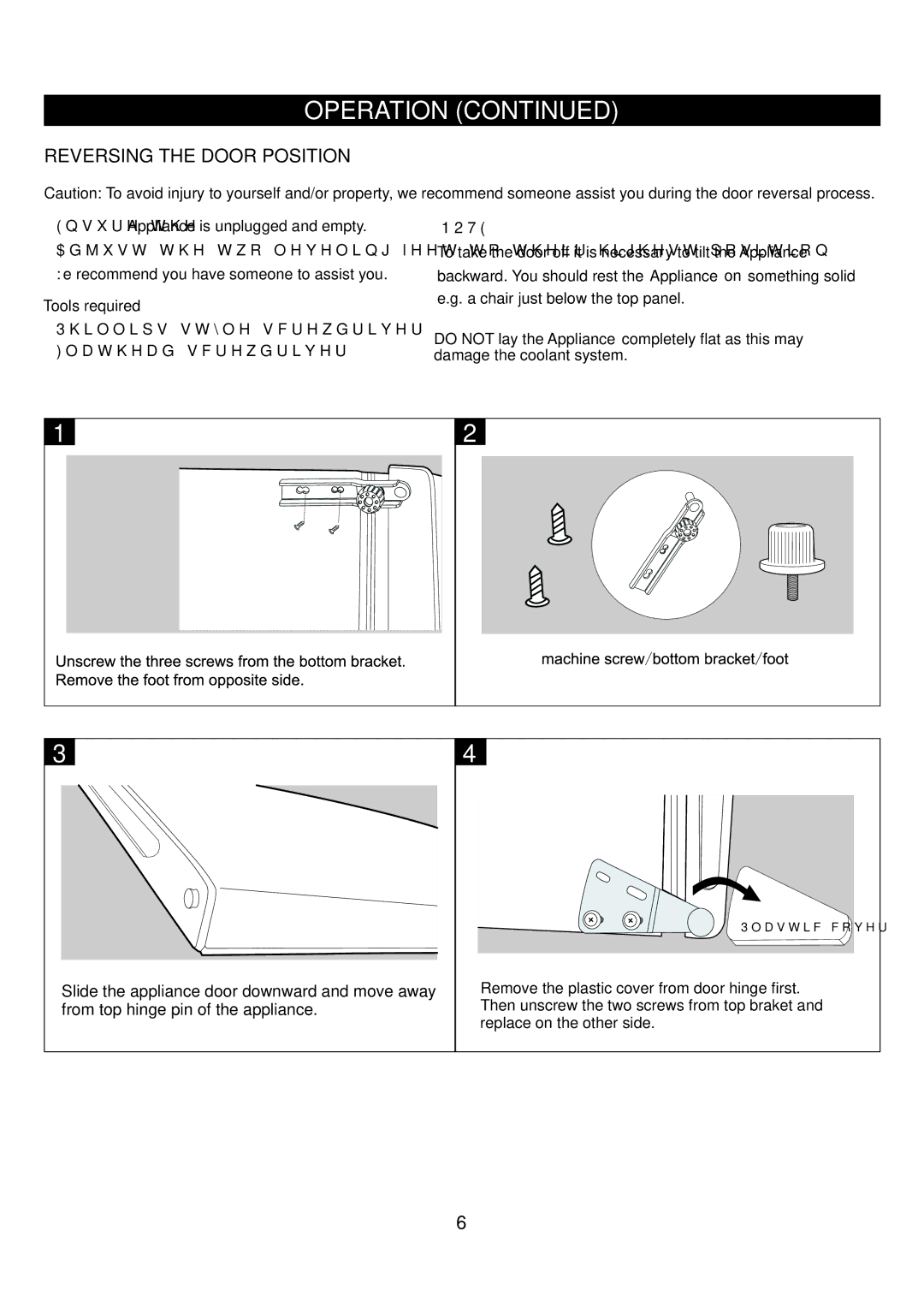 Emerson CR175W owner manual Operation 