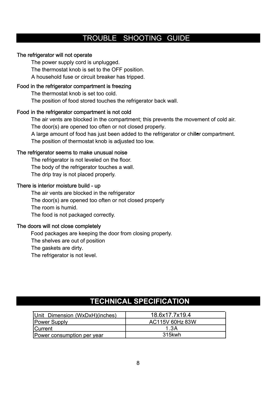 Emerson CR175W owner manual 