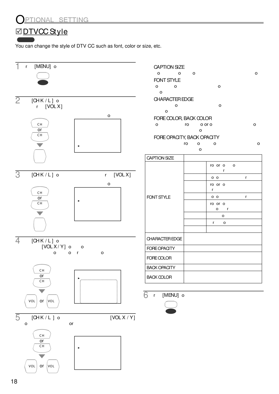 Emerson CR202EM8 owner manual 5DTVCC Style 