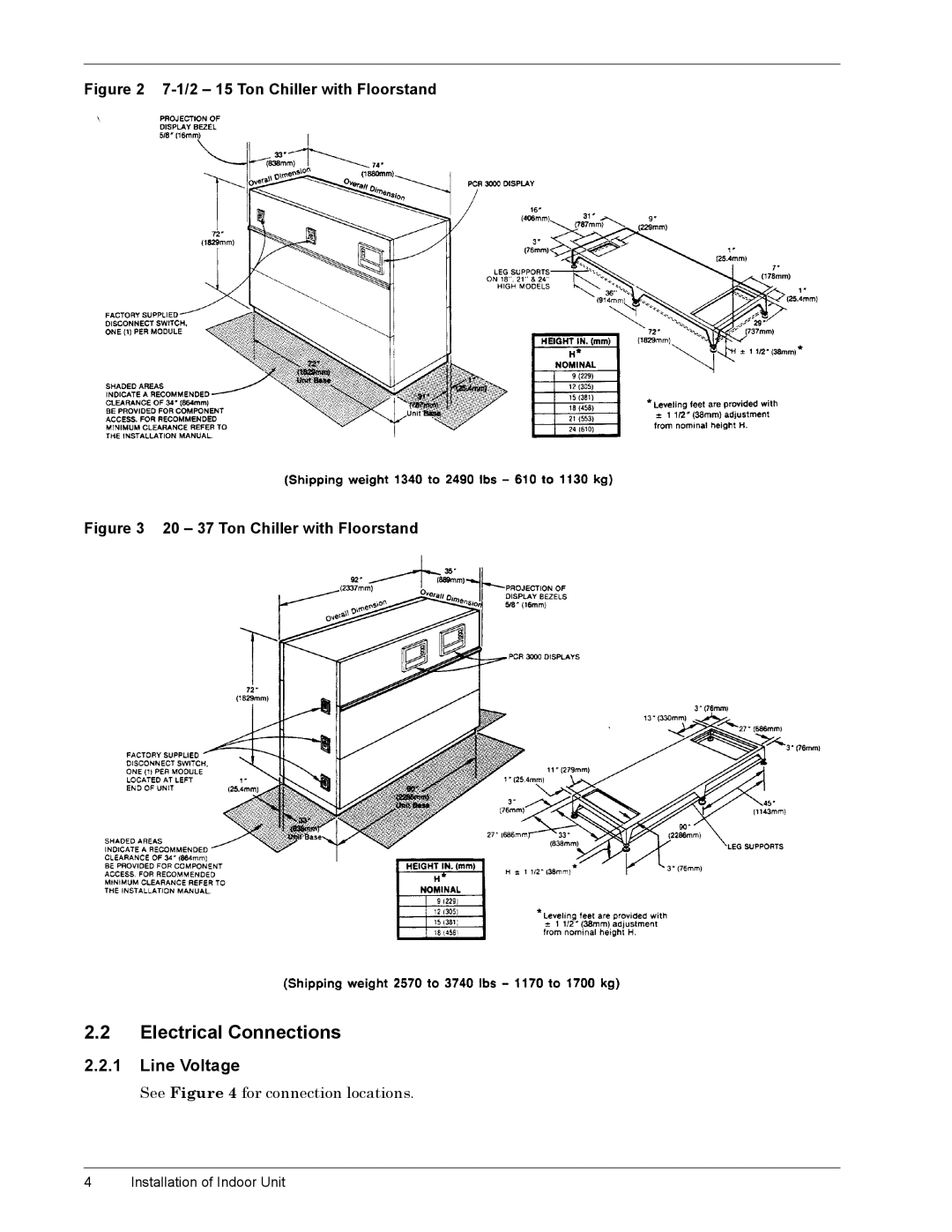 Emerson CSU 3000 installation manual Ëïë OHFWULFDOý&RQQHFWLRQV, Ëïëïì /LQHý9ROWDJH, 6HH#LJXUH é#IRU#FRQQHFWLRQ#ORFDWLRQV1 