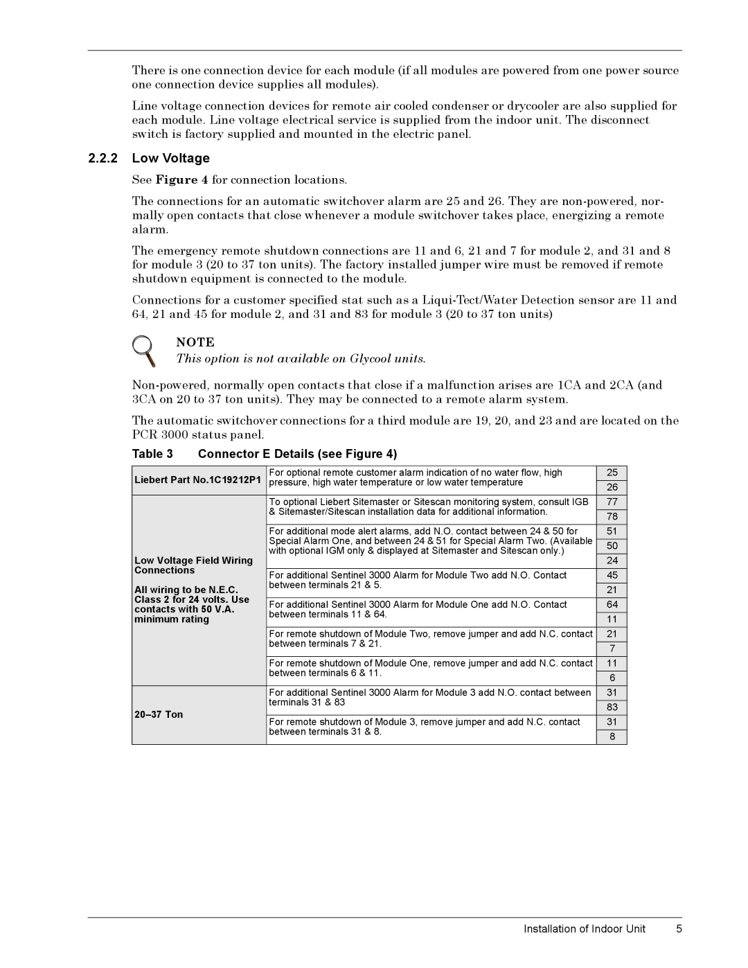 Emerson CSU 3000 Ëïëïë /RZý9ROWDJH, RQH#FRQQHFWLRQ#GHYLFH#VXSSOLHV#DOO#PRGXOHV,1, 7DEOHýê RQQHFWRUýýHWDLOVýõVHHýLJXUH éô 