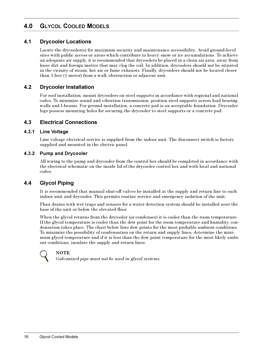 Emerson CSU 3000 Éïì U\FRROHUý/RFDWLRQV, Éïë U\FRROHUý,QVWDOODWLRQ, Éïê OHFWULFDOý&RQQHFWLRQV, Éïé *O\FROý3LSLQJ 