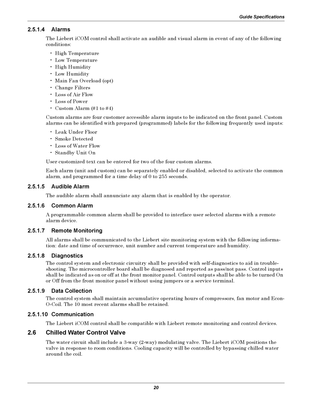 Emerson CW manual Chilled Water Control Valve 