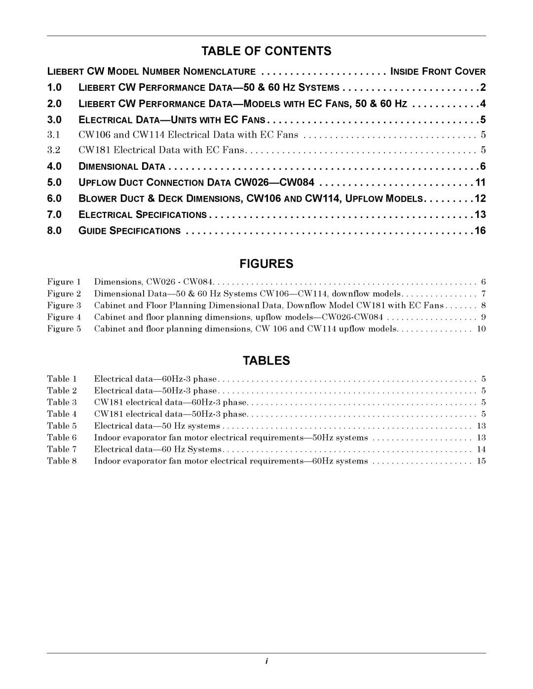 Emerson CW manual Figures 