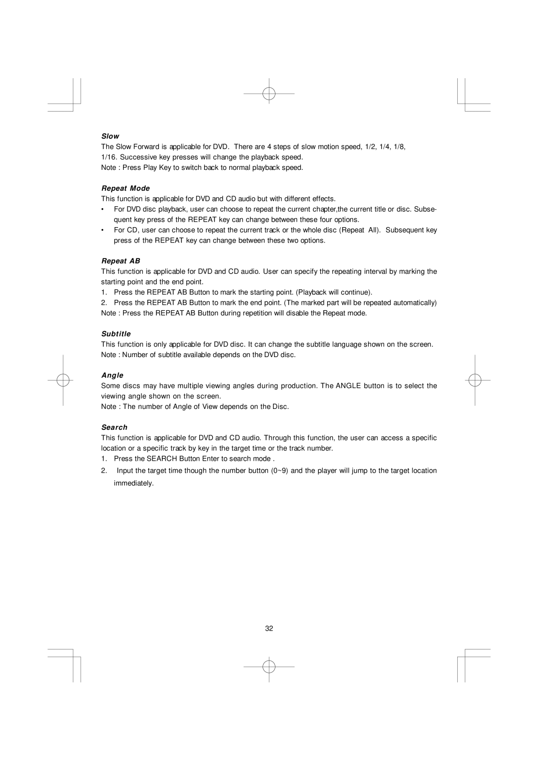 Emerson DTE351 manual Slow 