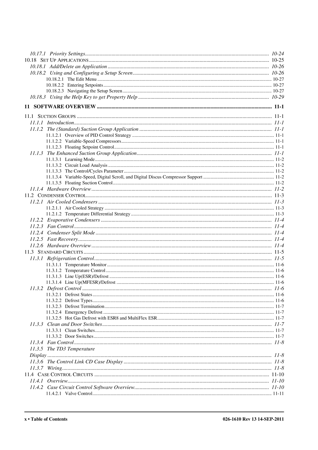 Emerson E2 operation manual Software Overview 